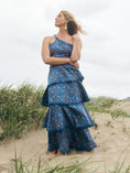 Load image into Gallery viewer, Emma Tiered Dress - Blue Floral Spritz