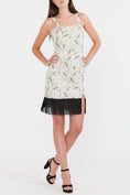 Load image into Gallery viewer, Avery Embroidered Fringe Mini Dress
