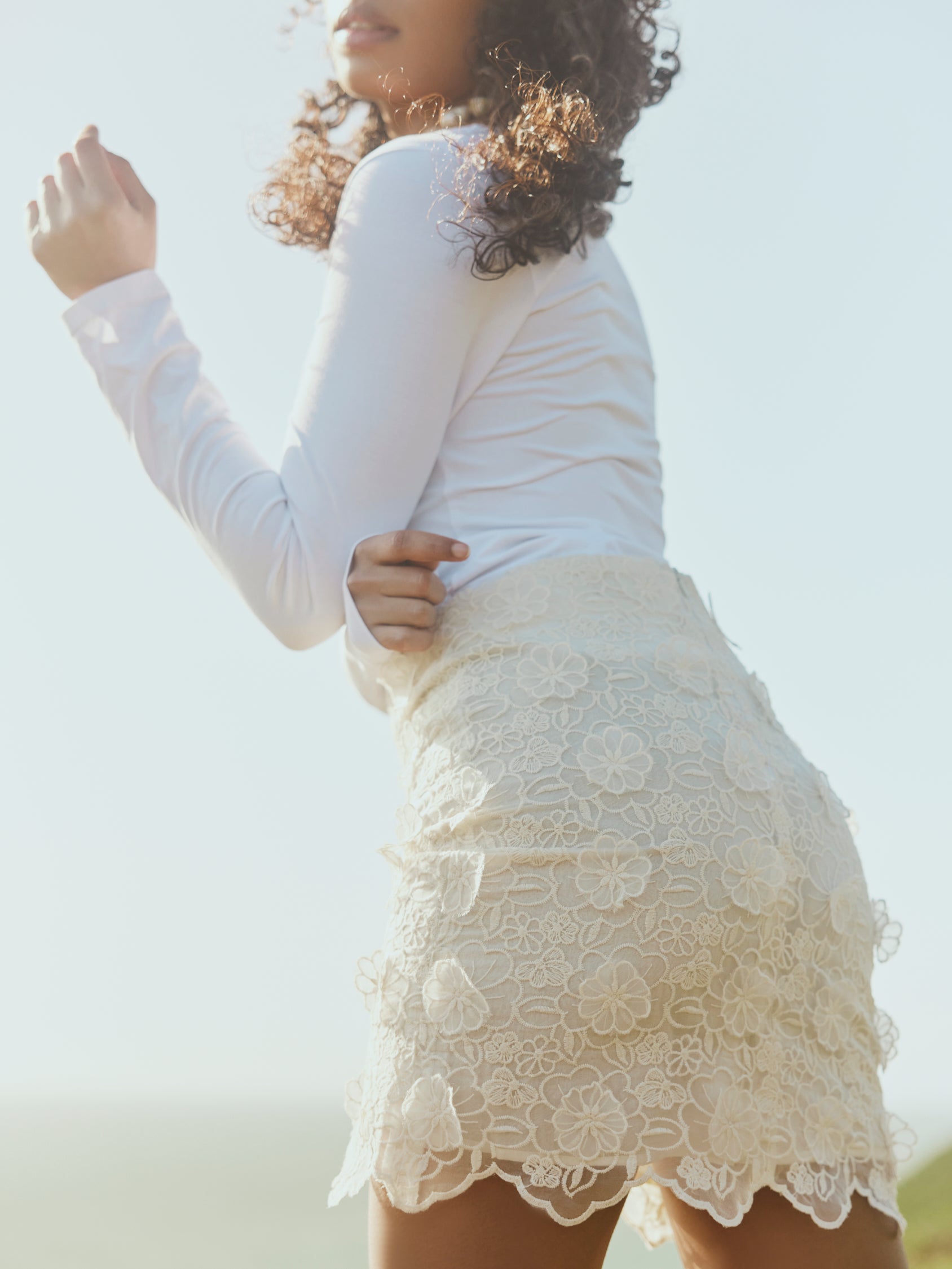 Maureen Lace Mini Skirt