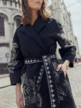 Load image into Gallery viewer, Palak Embroidered Quilted Wrap Jacket
