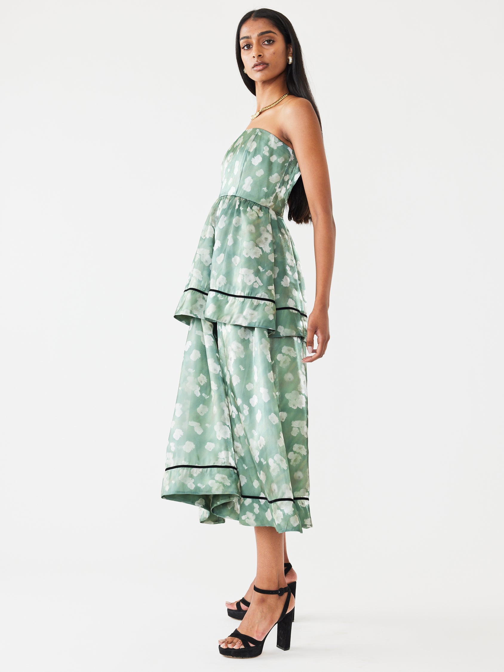 Daisy Cami Dress - Black - Organic Cotton | botanica workshop
