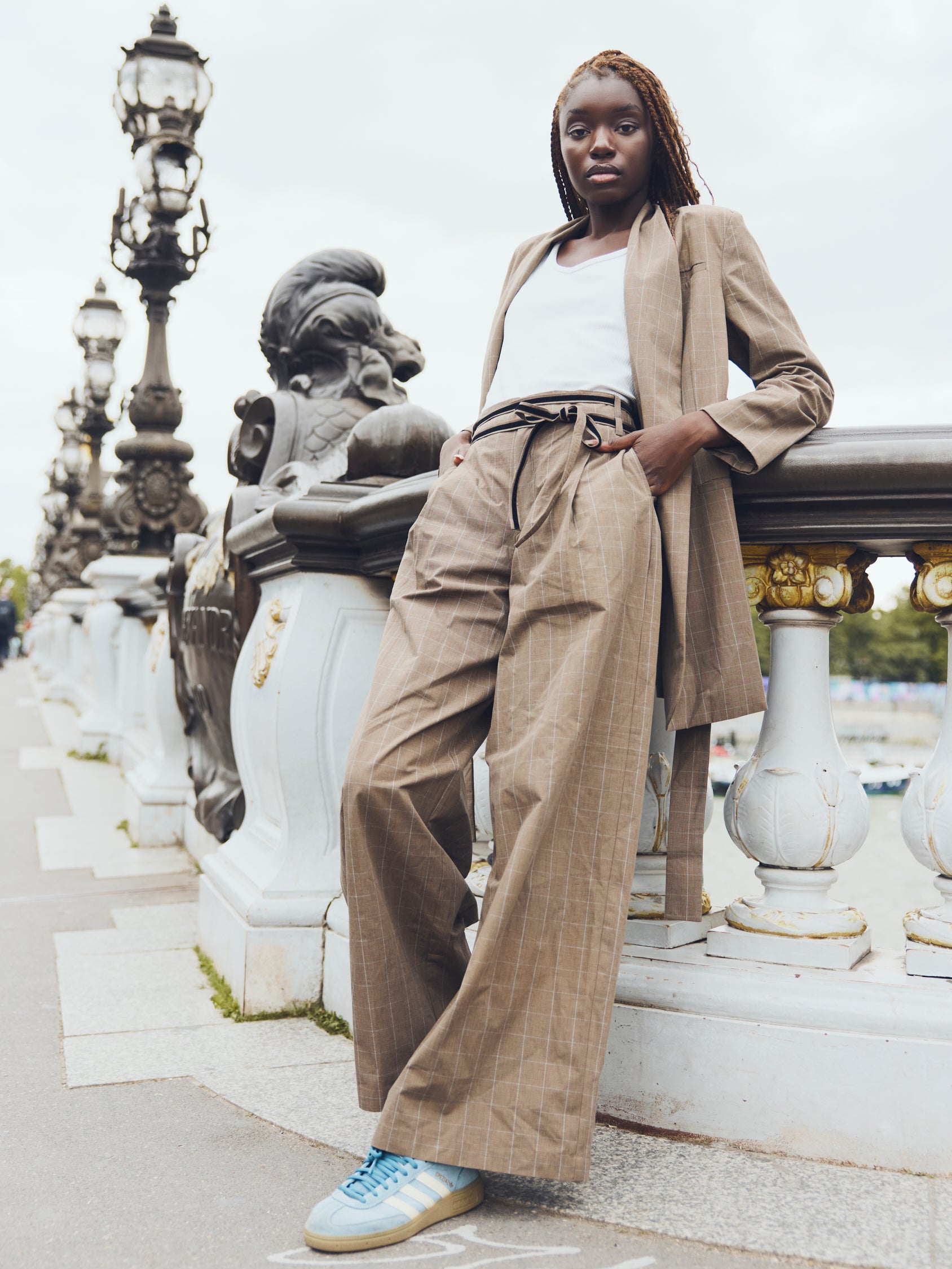 Blazer With Waist Tie