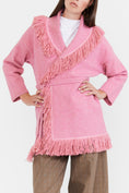 Load image into Gallery viewer, Tatiana Fringe Wrap Cardigan
