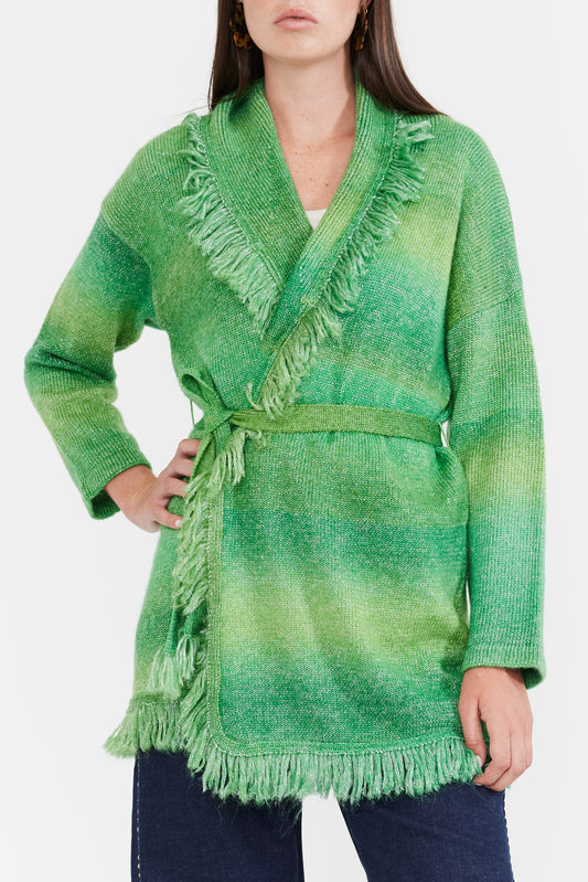 Tatiana Fringe Wrap Cardigan