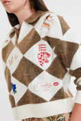 Load image into Gallery viewer, Argyle Party Sweater Polo
