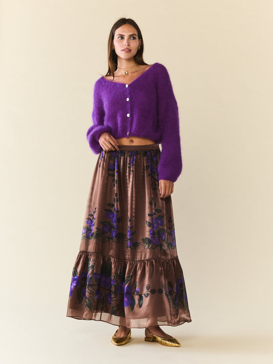 American Dreams Purple Cardigan