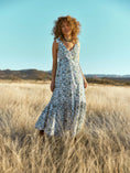 Load image into Gallery viewer, Clark Maxi Dress - Ivory & Cornflower Floral
