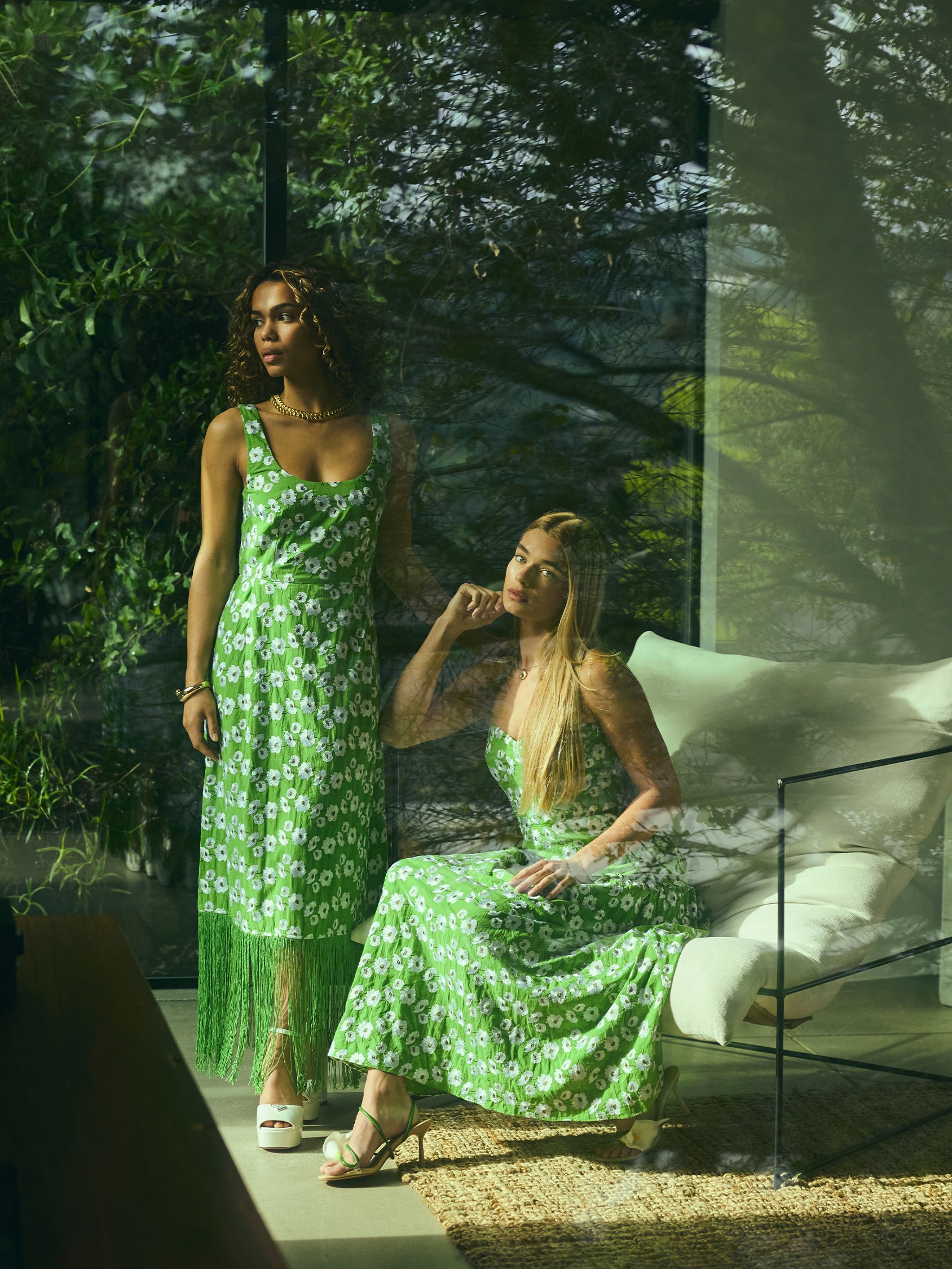 Eddy Hannah Dress - Magnolia Green Embroidery Eddy Hannah Dress - Magnolia Green Embroidery