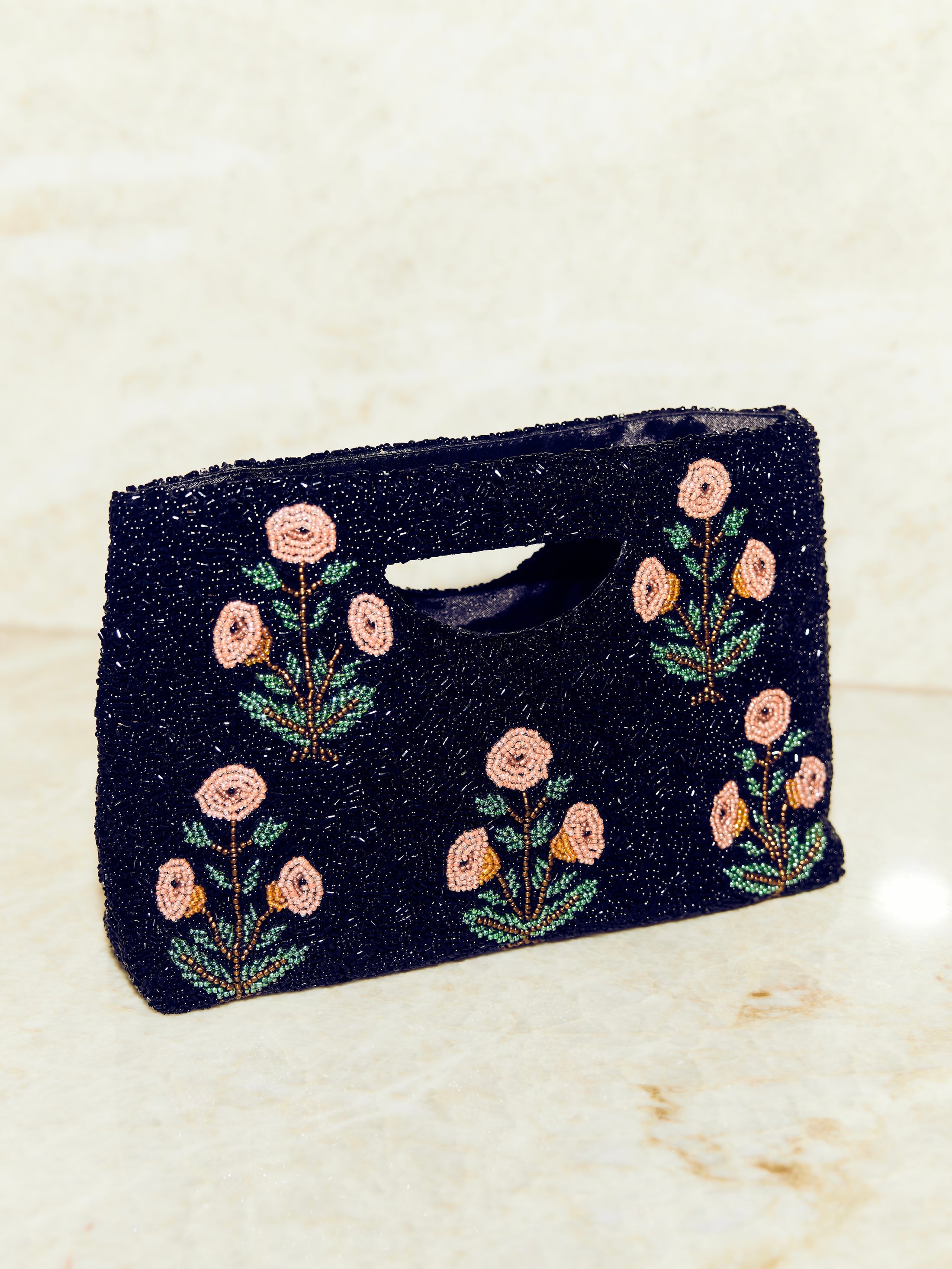 Tiana Designs x EDDY Floral Beaded Handbag