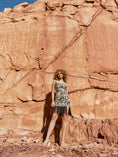 Load image into Gallery viewer, Doris Embroidered Fringe Mini Dress
