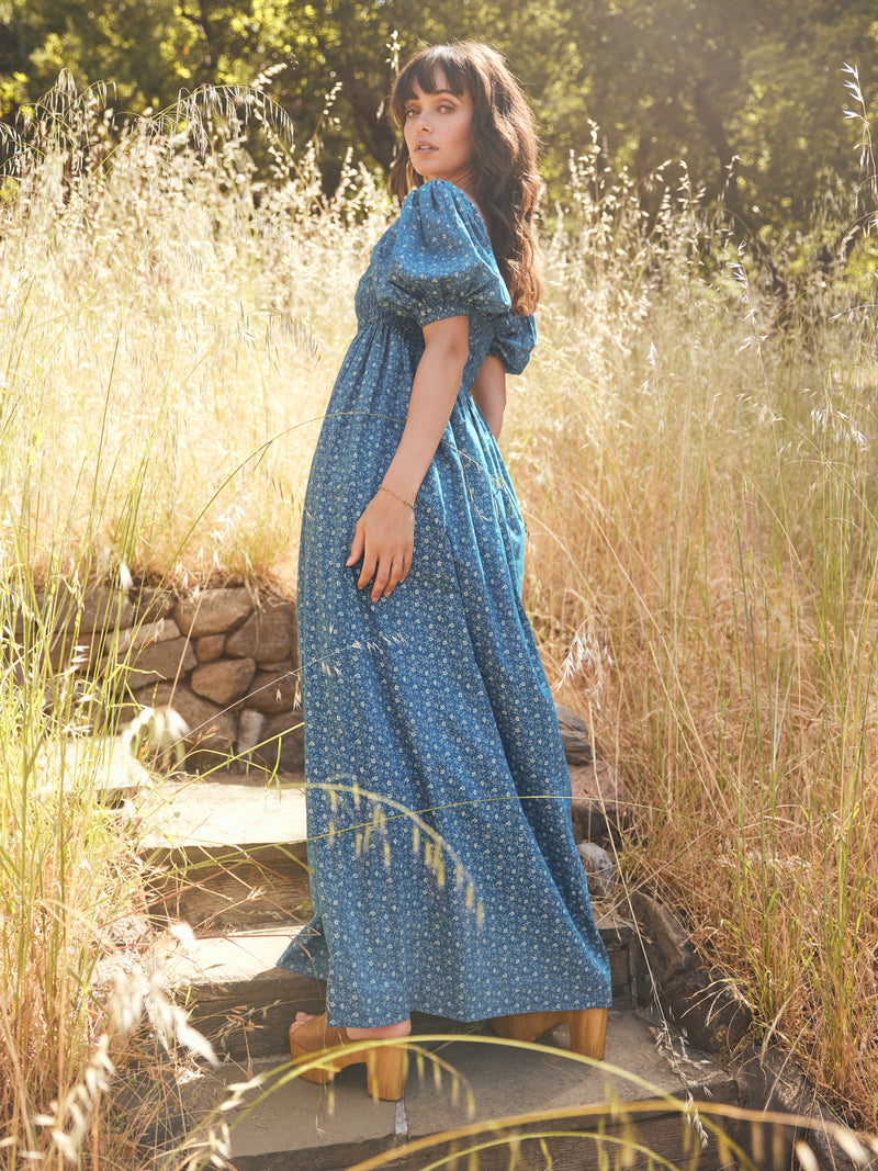 Aurora Puff Sleeve Maxi Dress