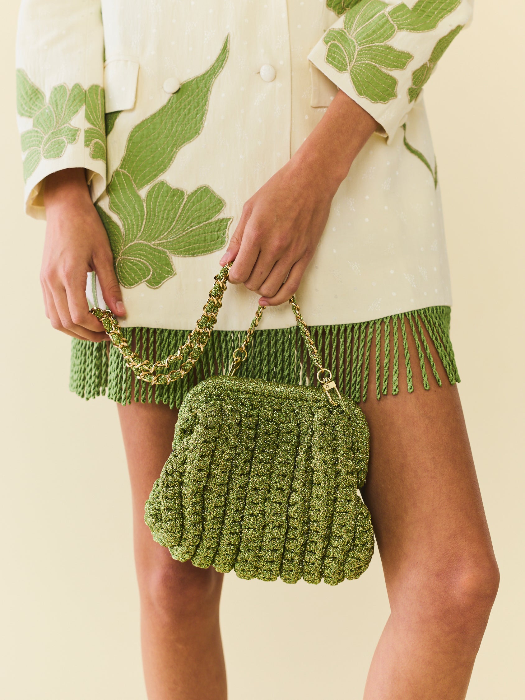 Green Crossbody Handbag