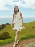 Load image into Gallery viewer, Eirinie Beaded Embroidered Vest Mini Dress
