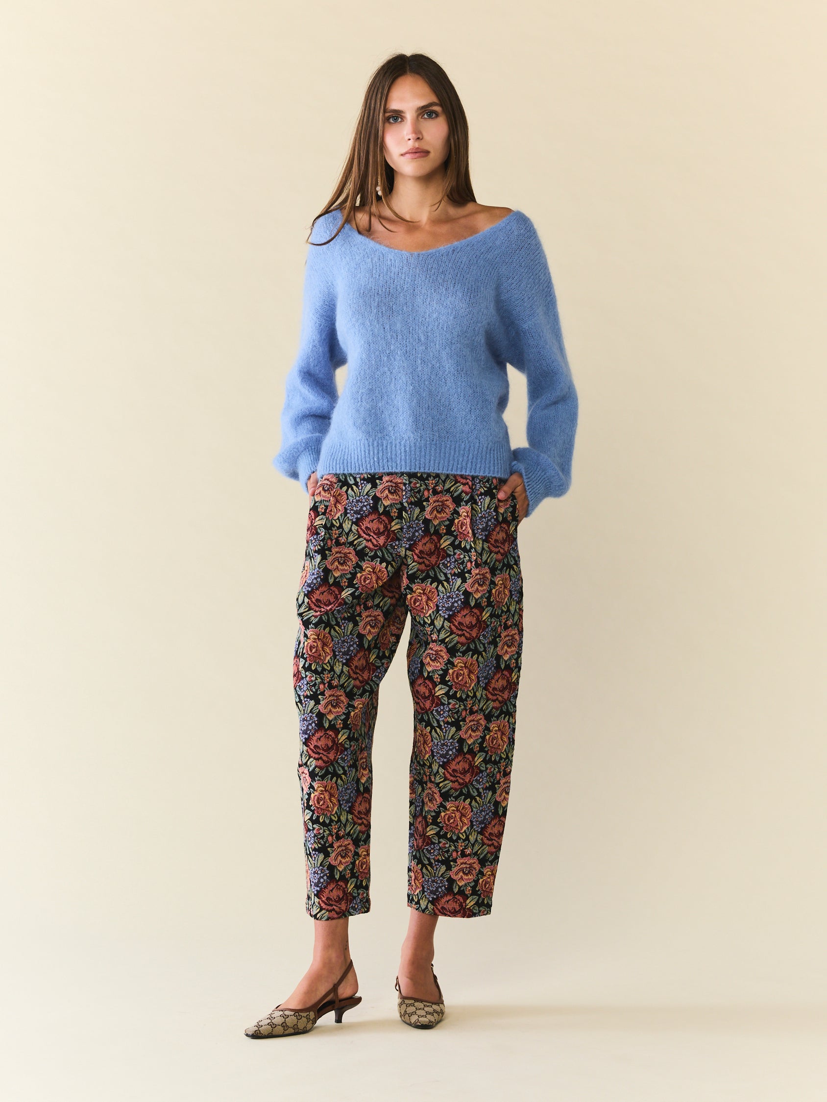 American Dreams Blue Pullover Sweater