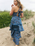 Load image into Gallery viewer, Emma Tiered Dress - Blue Floral Spritz

