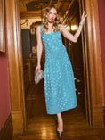 Load image into Gallery viewer, Ella Dress - Frozen Blue Bouquet
