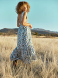 Load image into Gallery viewer, Clark Maxi Dress - Ivory & Cornflower Floral

