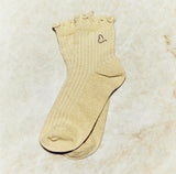 Love & Lurex Ruffled Socks